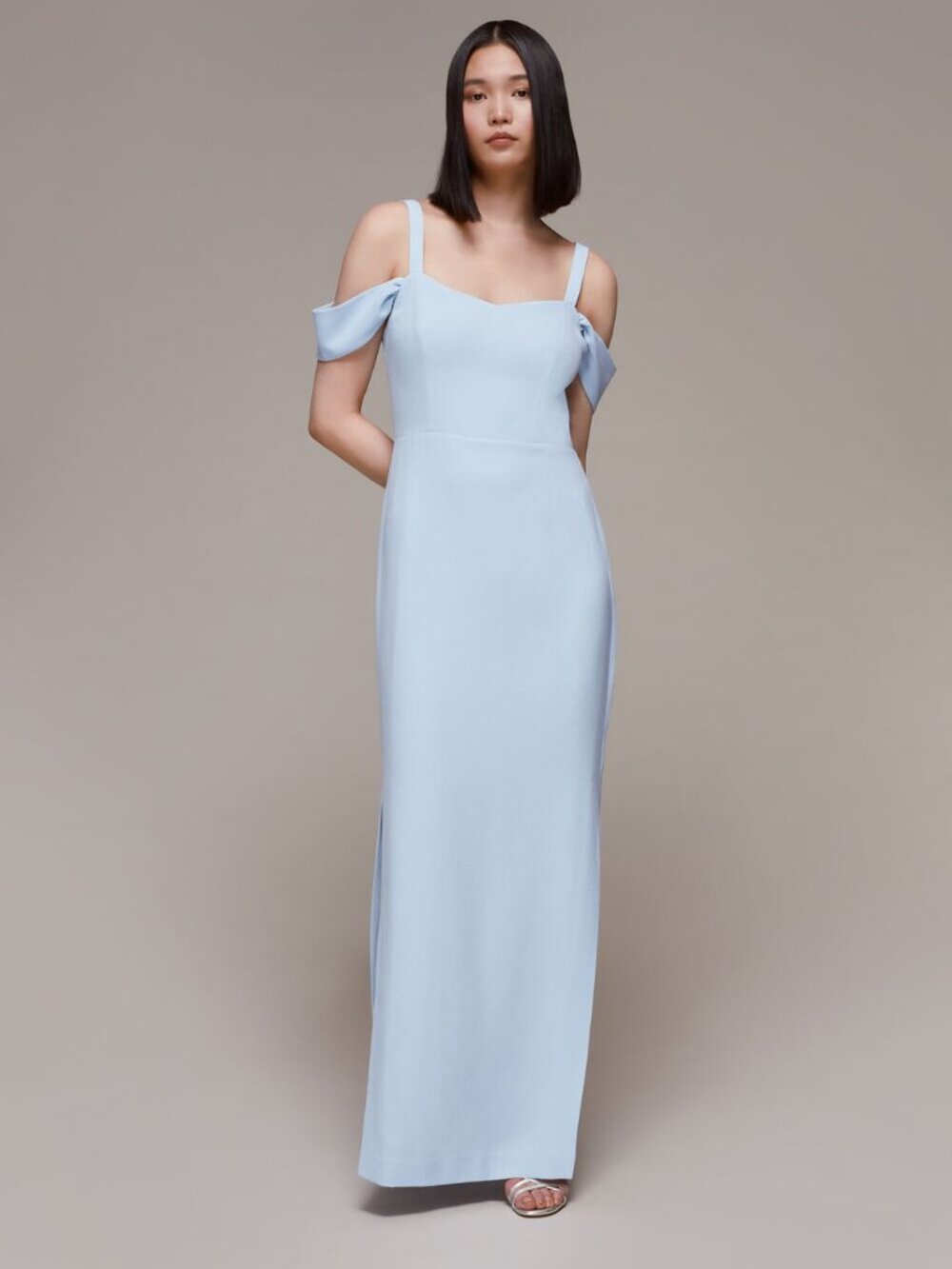 Whistles Pale Blue Lucy Maxi Dress